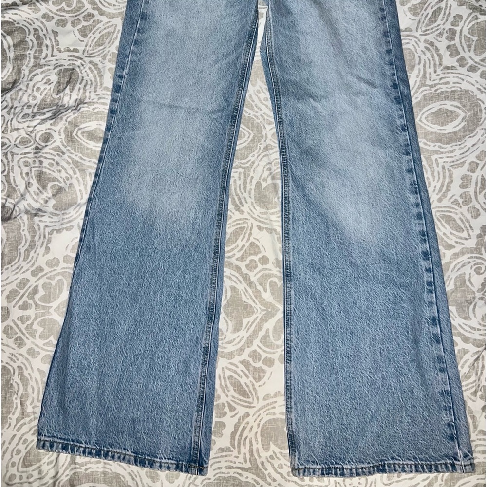 Wide leg jeans
